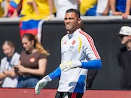 SAN DIEGO, CA - JUNE 7: Álvaro Montero, #24 of Colombia during a game between Jordan and Colombia at Snapdragon Stadium on June 7, 2026 in San Diego, California. (Photo by Dave Bernal/ISI Photos/ISI Photos via Getty Images)