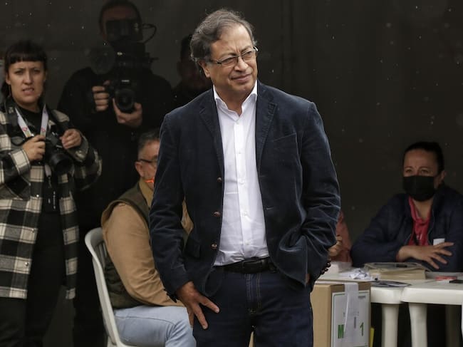Candidato presidencial del Pacto Histórico, Gustavo Petro. Foto: Colprensa.