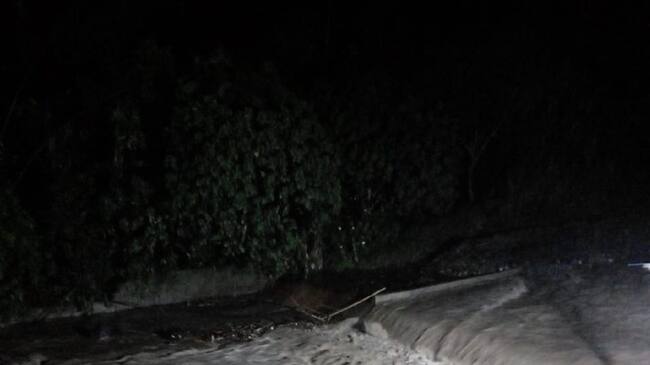 Fuertes lluvias bocatoma del río Combeima