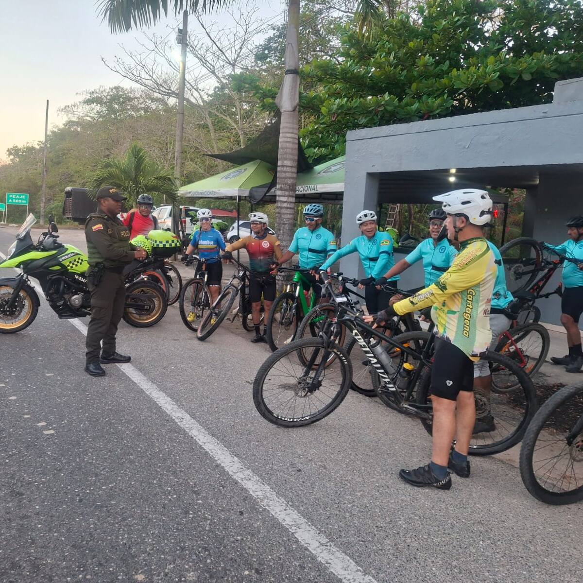 Controles en la Troncal de Occidente buscan proteger vida de ciclistas bolivarenses