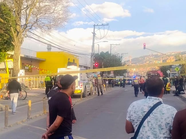 Día violento en Bogotá.