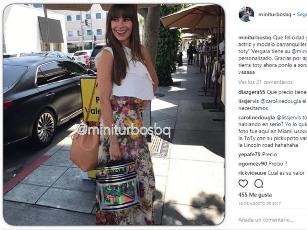 Sofía Vergara muestra orgullosa su ‘miniturbo’