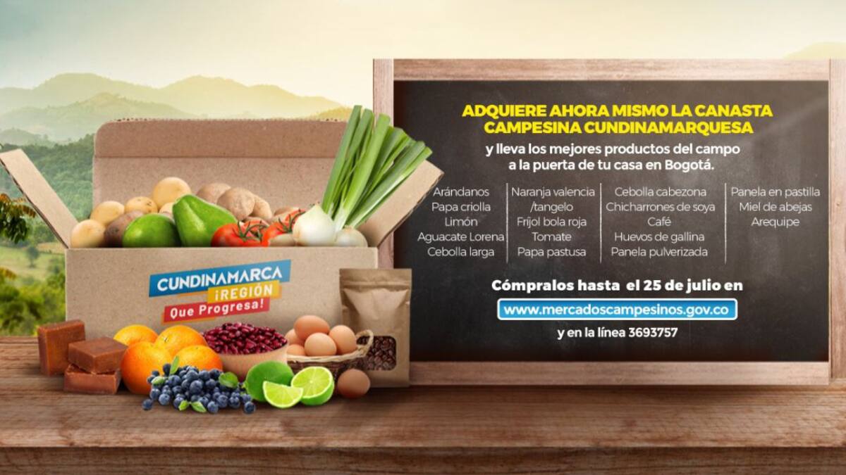 Compre en la Mercatón y apoye a los campesinos de Cundinamarca