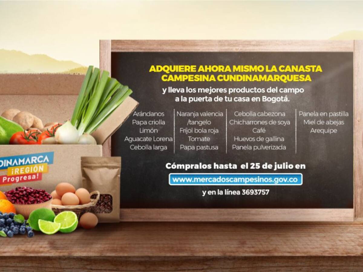 Compre en la Mercatón y apoye a los campesinos de Cundinamarca
