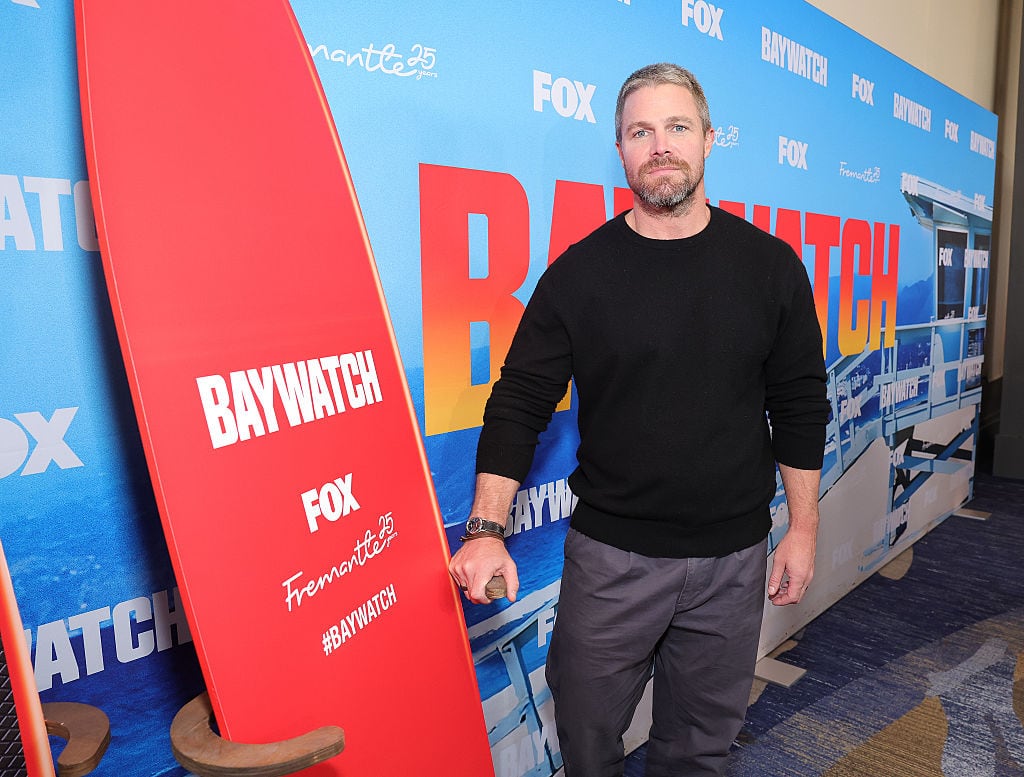 MARINA DEL REY, CA - FEBRUARY 18: Stephen Amell attends the open casting call for Fox’s “Baywatch” at the Marina Del Rey Marriott on February 18, 2026 in Marina del Rey, California. (Photo by Stewart Cook/Fox via Getty Images)