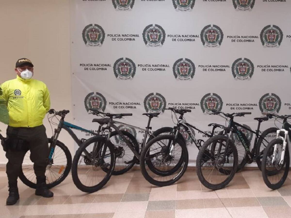 En Armenia, Policía recuperó 7 bicicletas que habían sido hurtadas