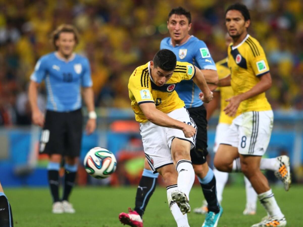 El gol de James a Uruguay en Brasil 2014 es semifinalista