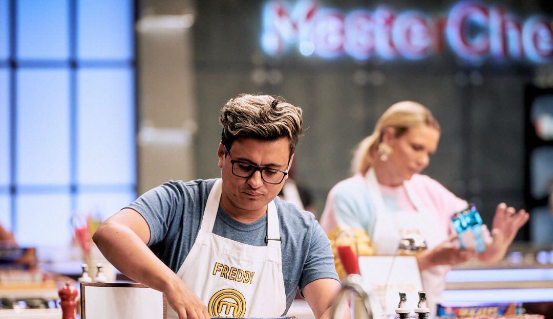 El comediante Freddy Beltrán, el más reciente eliminado de MasterChef