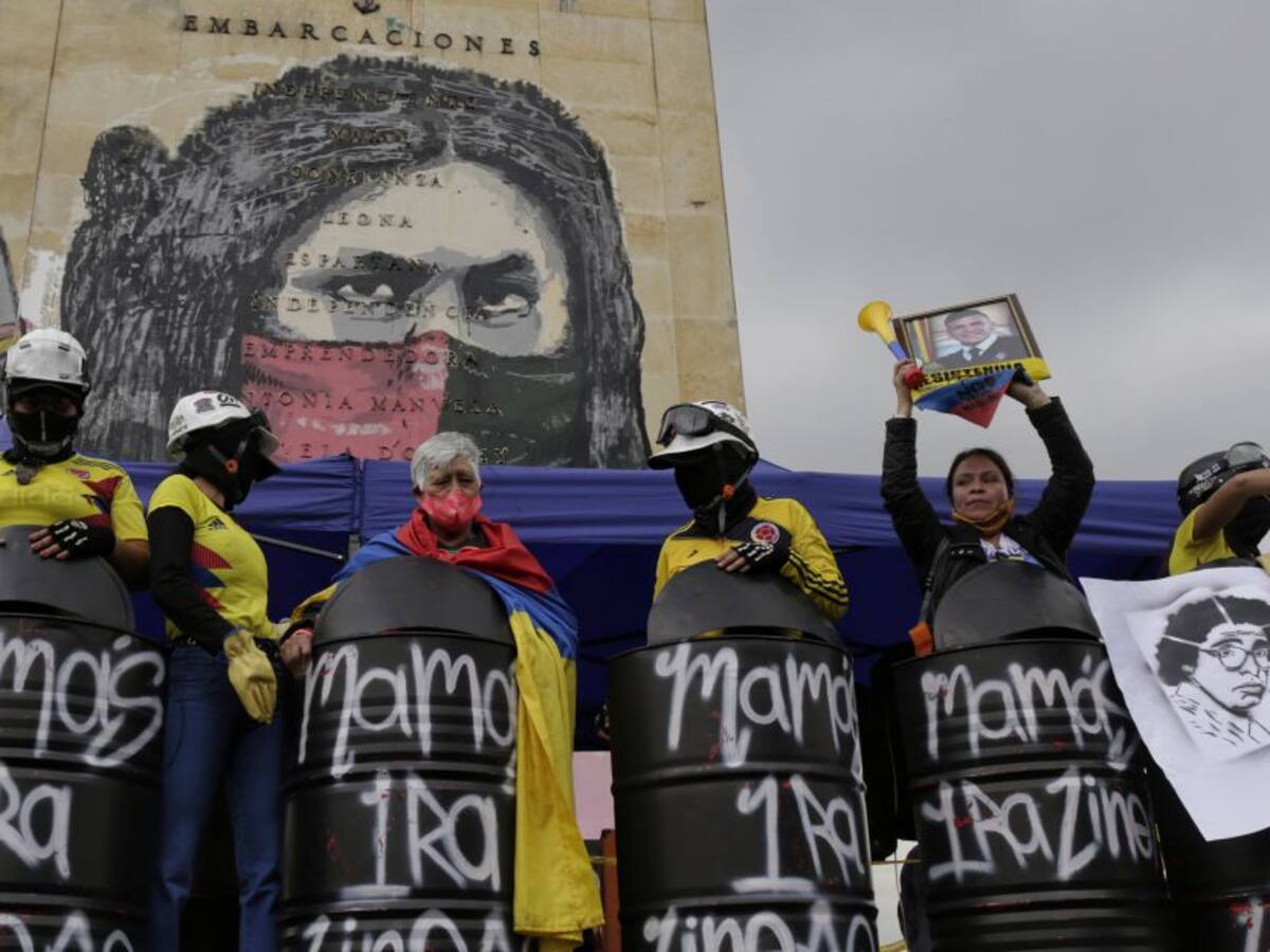 A prisión supuestos integrantes de la Primera Línea en Bogotá