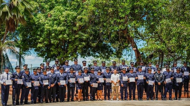 Cuerpo de Bomberos certificados. // Alcaldía de Cartagena