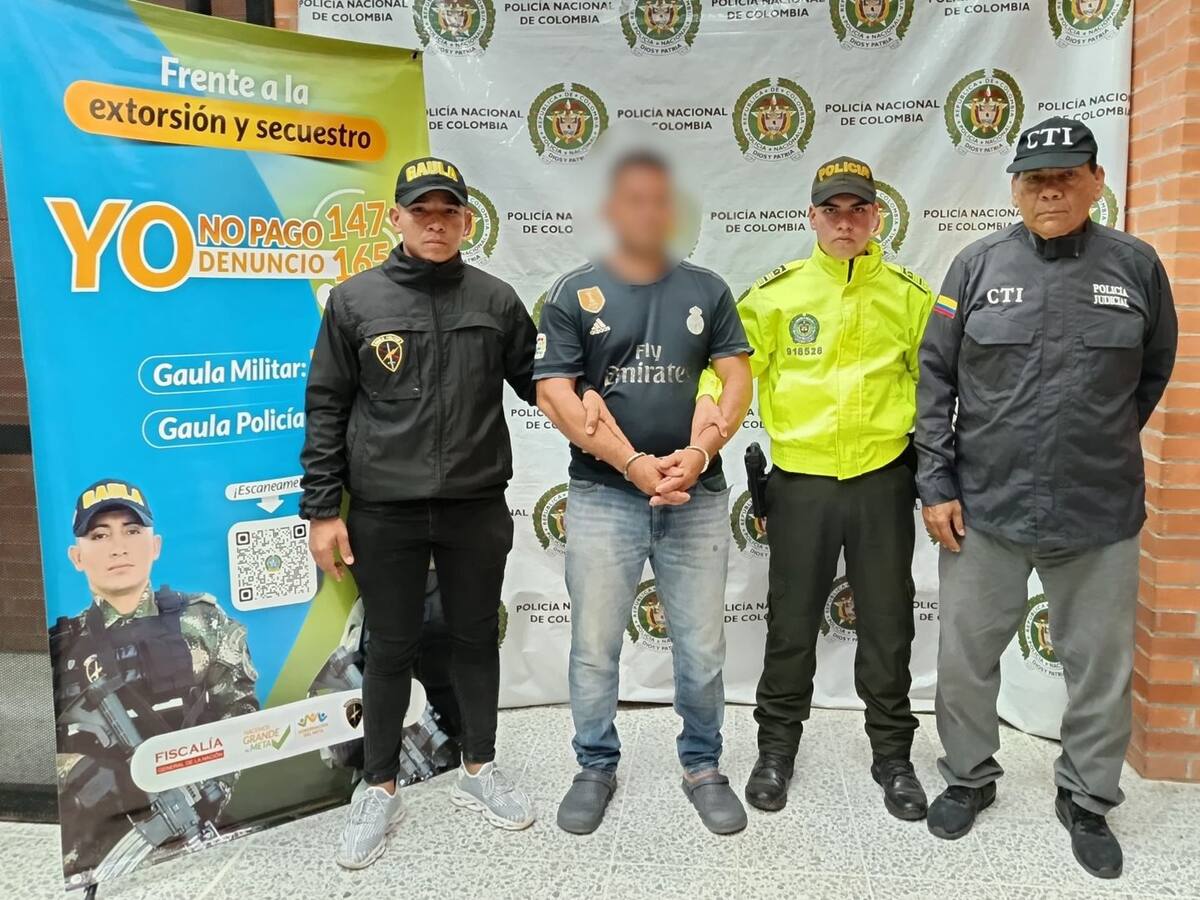 Capturaron a alias ‘Mono Arvey’ y ‘Tronco Negro’ en el Meta