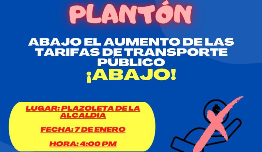 Plantón en Manizales