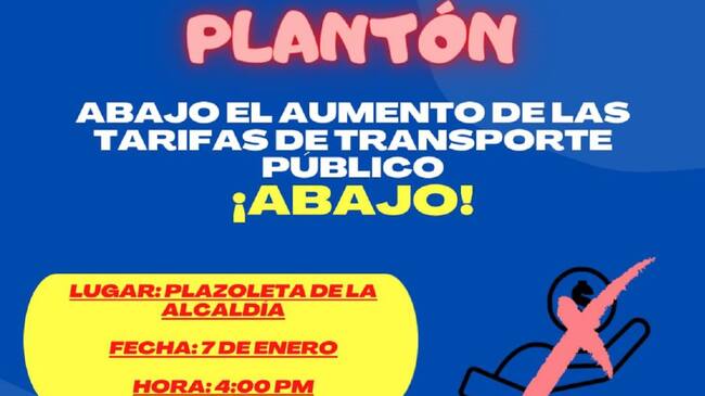 Plantón en Manizales