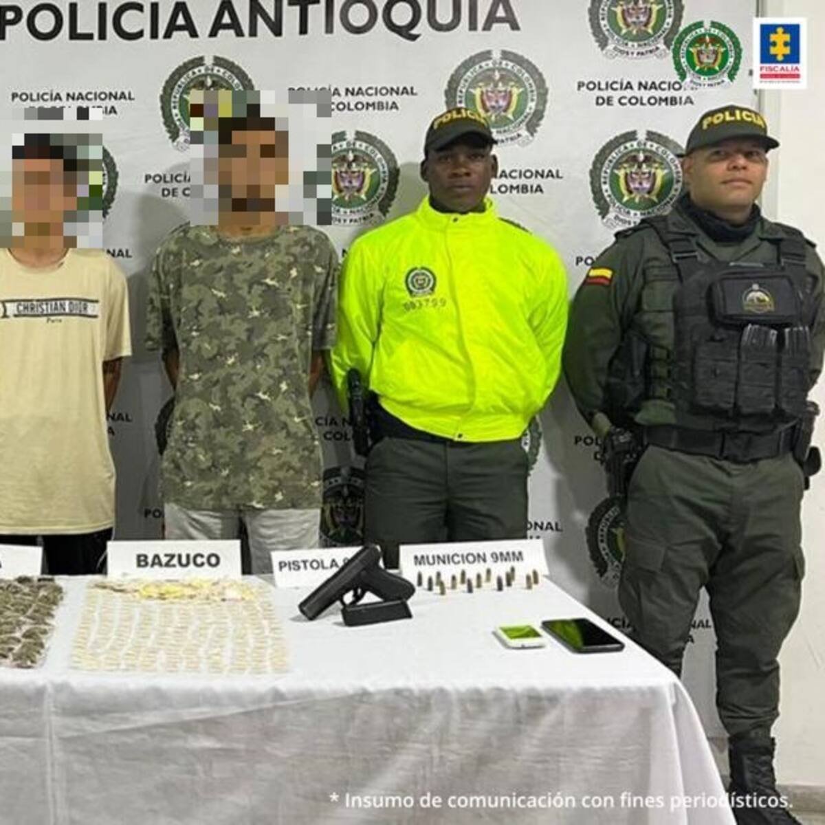 Jóvenes acusados de cometer una masacre en Ciudad Bolívar, ya están en la cárcel