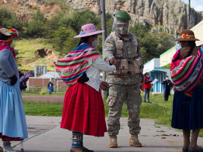 Las Fuerzas Militares han acompañado todo el proceso electoral peruano. 