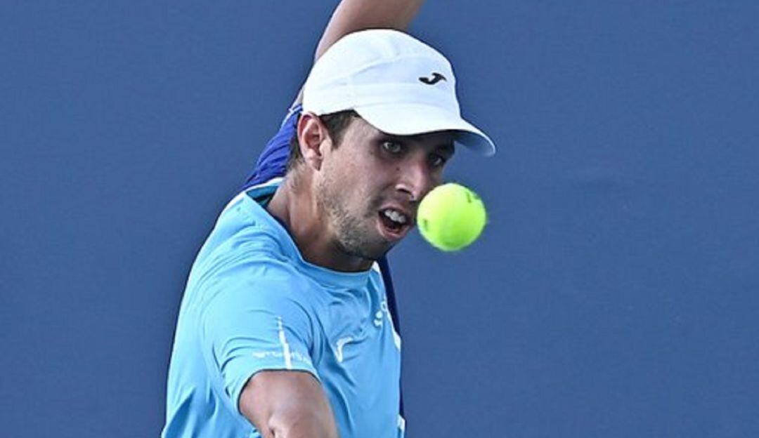 Daniel Galán en la fase previa del US Open