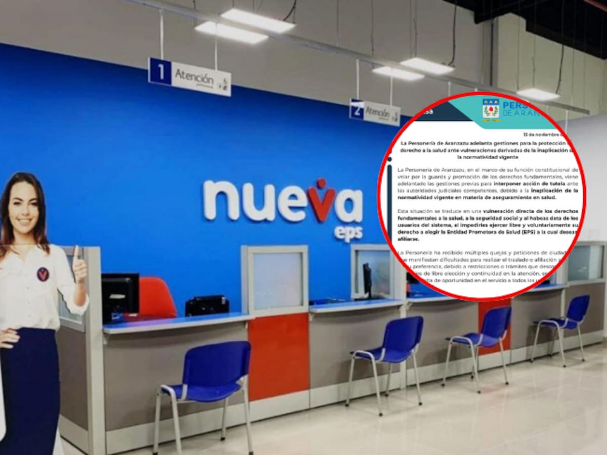 Personería de Aranzazu interpondrá acción de tutela contra de Nueva EPS por vulneración de derechos