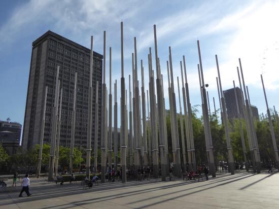 El más reciente feto fue hallado en el Parque de las Luces de Medellín. Foto: Cortesía.