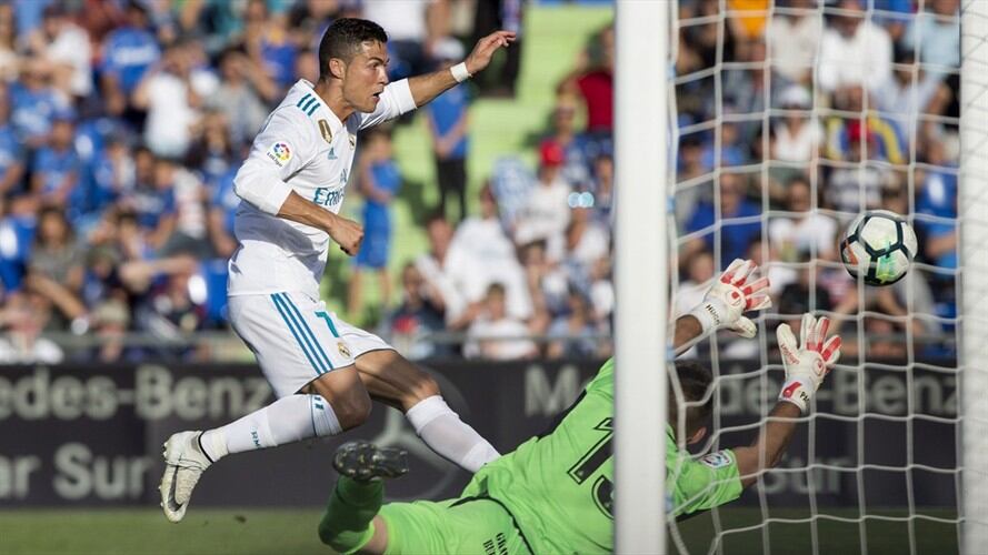 Real Madrid vence 1-2 a Getafe y Cristiano vuelve a sentir que es marcar en Liga Santander. Foto: Agencia EFE