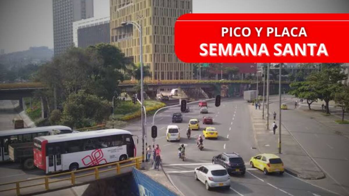 ¡Atención! Se suspende el pico y placa durante Semana Santa en los 10 municipios del Valle de Aburrá