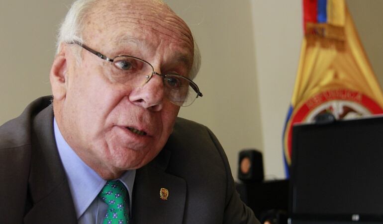 Presidente de la Asociación Colombiana de Oficiales en Retiro de las Fuerzas Militares (ACORE), brigadier general Jaime Ruiz Barrera