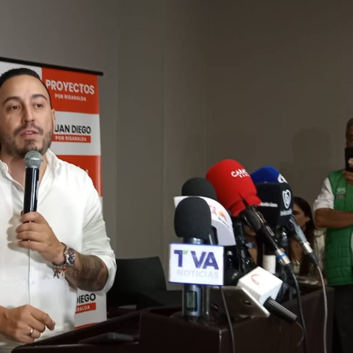 Primeras declaraciones del gobernador electo de Risaralda, Juan Diego Patiño
