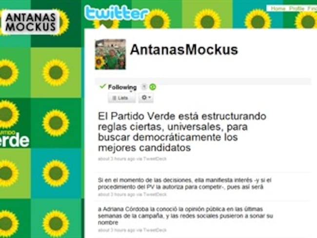 Antanas Mockus no descarta candidatura de su esposa a la Alcaldía de Bogotá