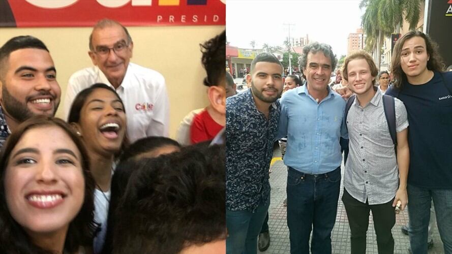 os estudiantes se reunieron con candidatos presidenciales como Humberto de la Calle y Sergio Fajardo. Foto: W Radio