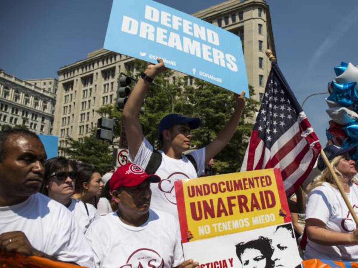 Protestas en la Casa Blanca y en la Trump Tower de Nueva York por el fin de ‘DACA’