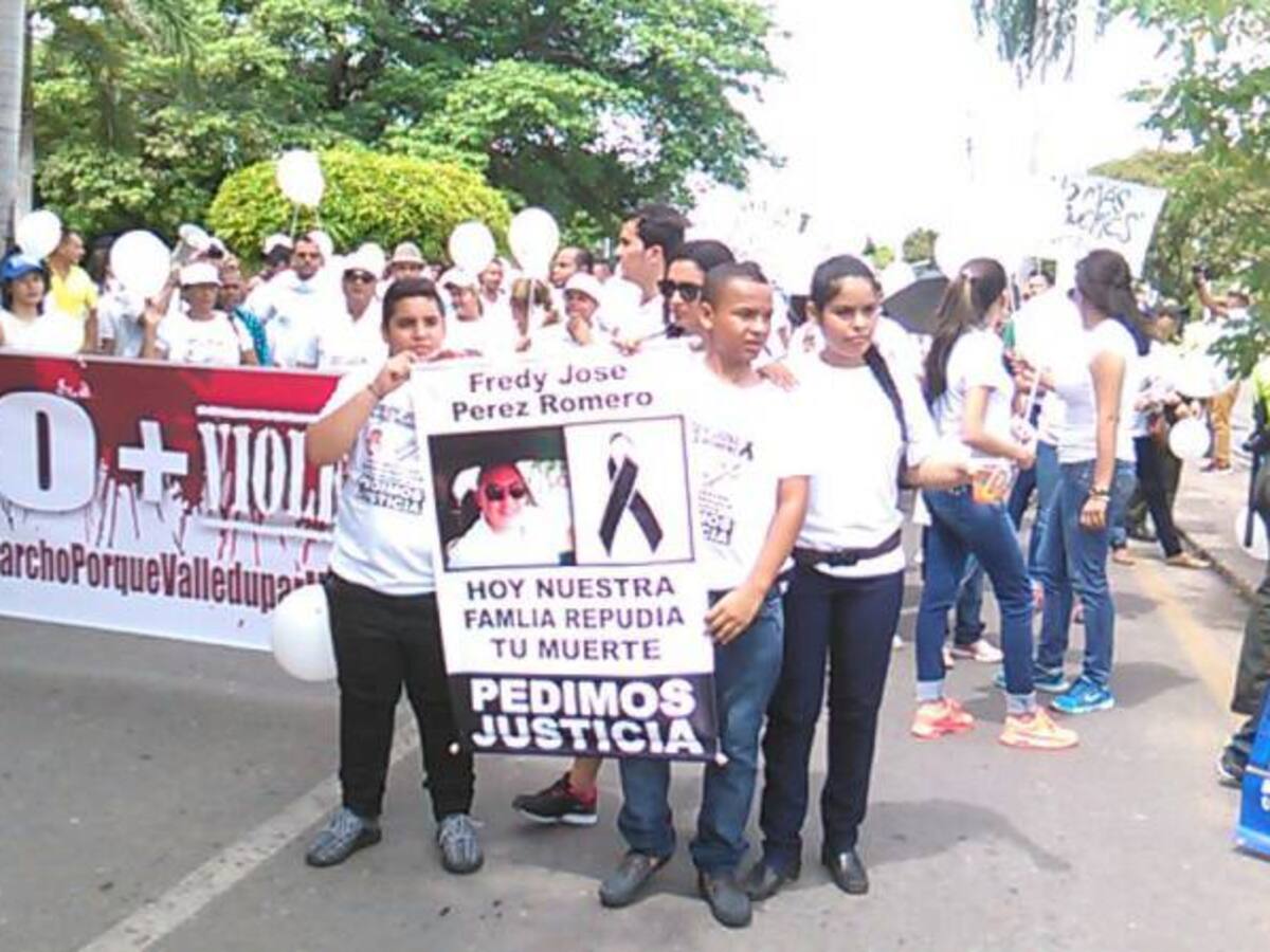 Marchan contra la inseguridad en Valledupar