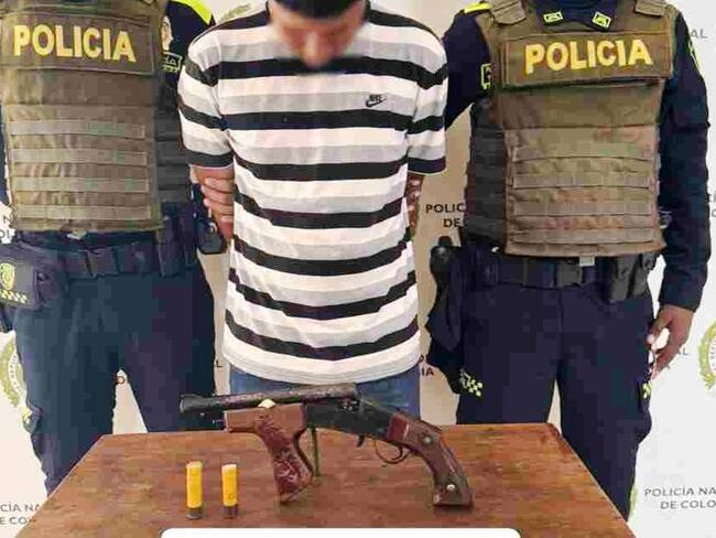 Capturados tres sujetos en diferentes barrios de Cartagena con armas