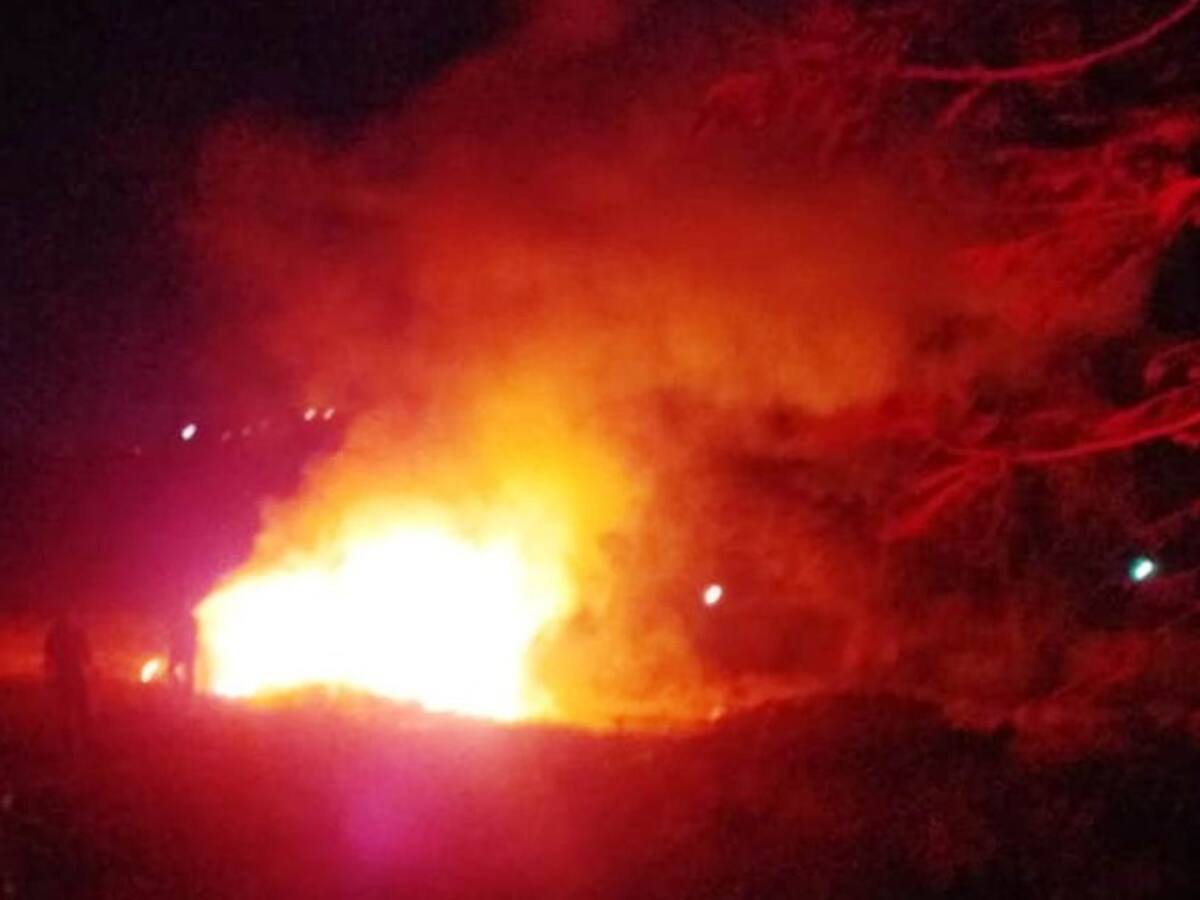 Controlado incendio en antiguo relleno de Henequén en Cartagena