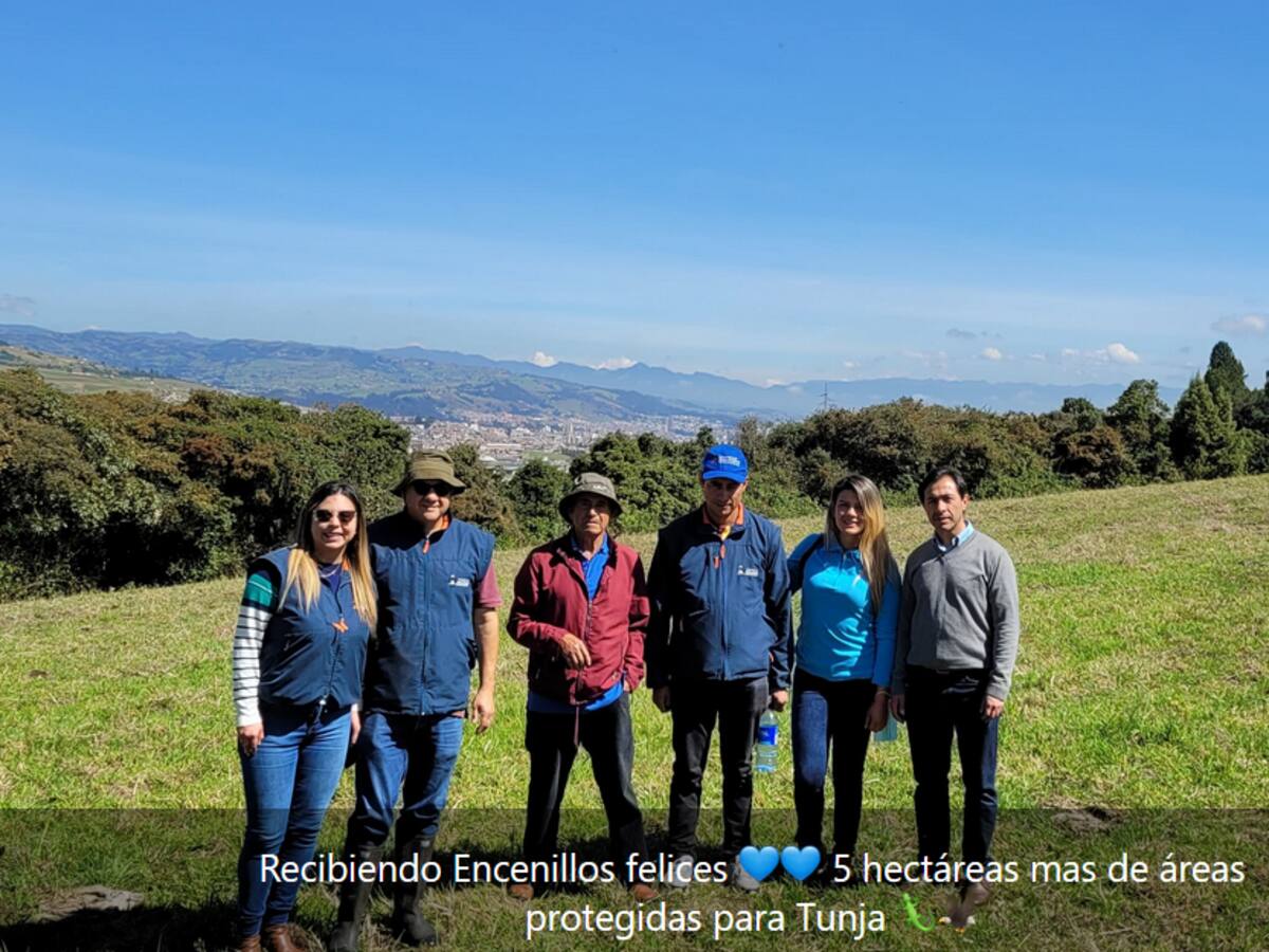 Encenillos 8, nuevo predio para la conservación hídrico de Tunja