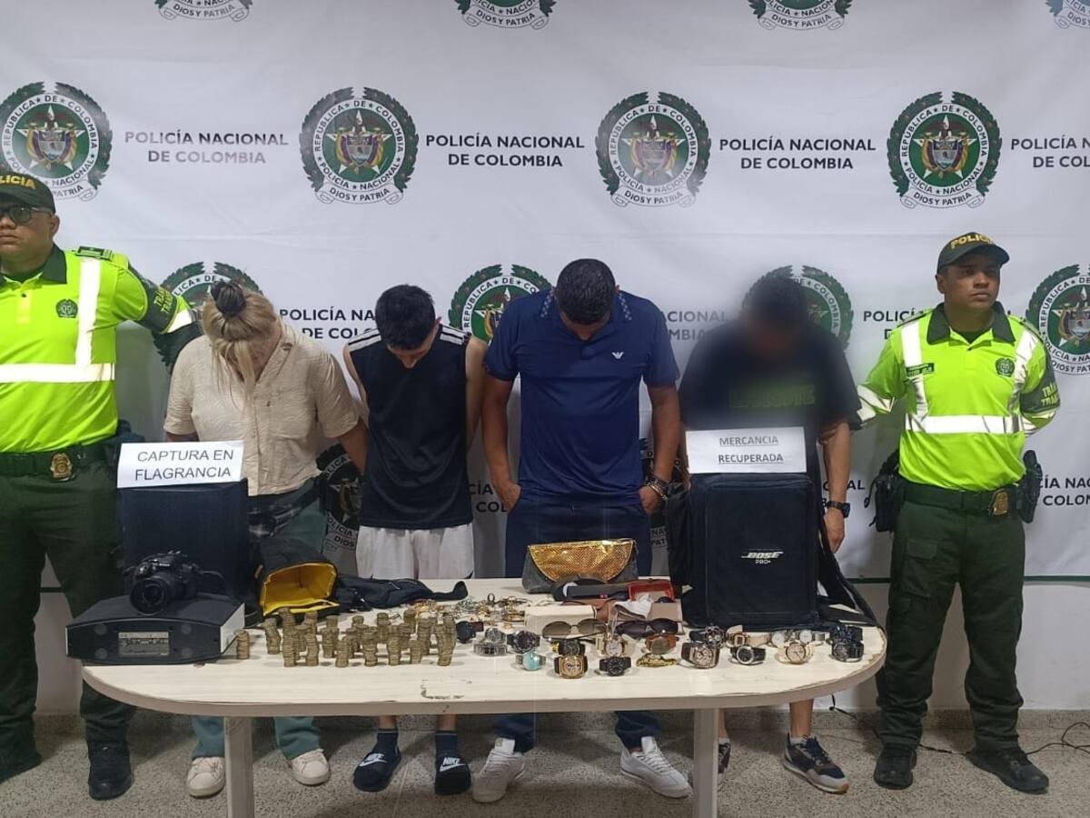 En Apartadó, cuatro personas cometieron un millonario hurto y en la huida fueron atrapados