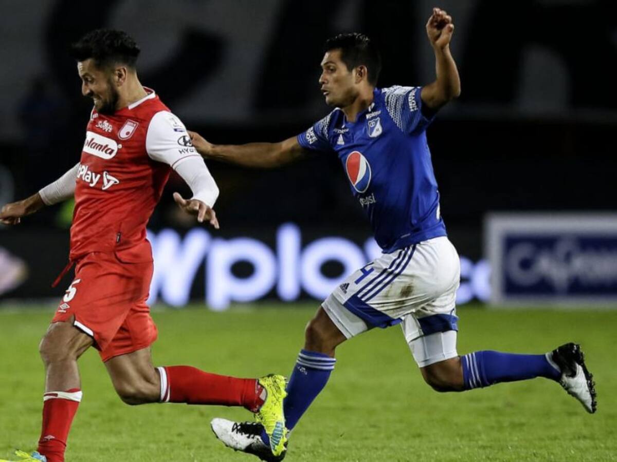 Leandro Castellanos mantuvo el invicto de Santa Fe ante Millonarios
