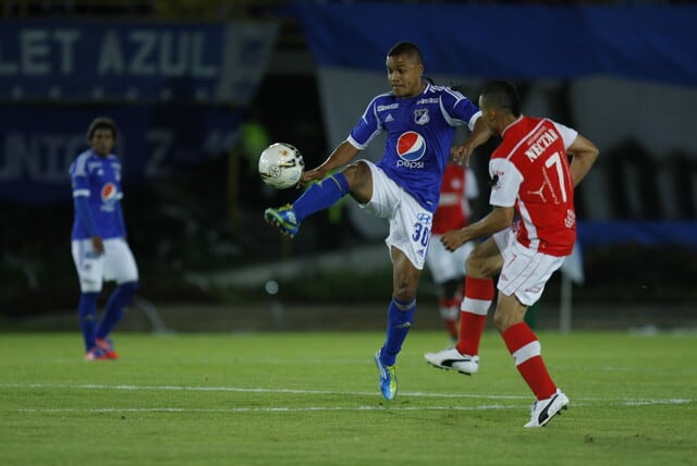 Jhonny Ramírez, volante de Millonarios. (Colprensa - Archivo)