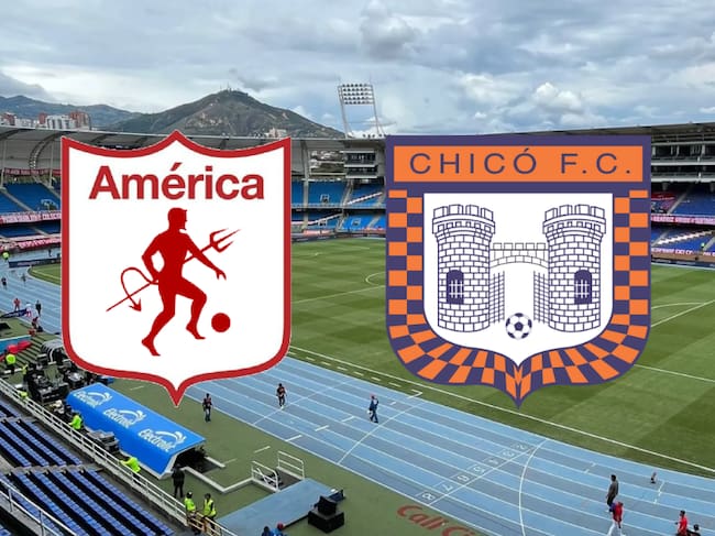 América y Chicó se enfrentan en el estadio Pascual Guerrero.