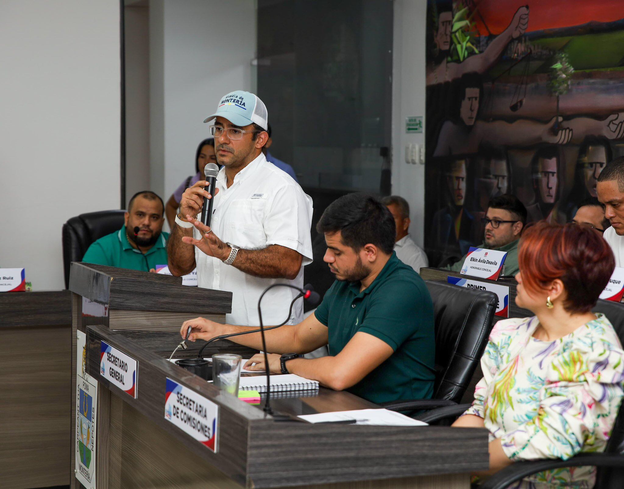 Hugo Kerguelén, alcalde de Montería. Foto / X HK