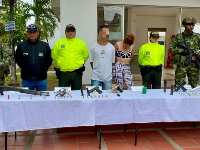 Capturados en Puerto Berrío- foto policía Magdalena Medio