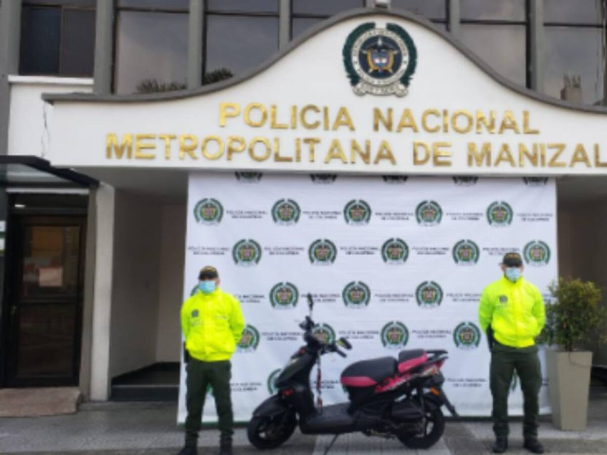 Dos motos hurtadas fueron recuperadas por autoridades de Manizales