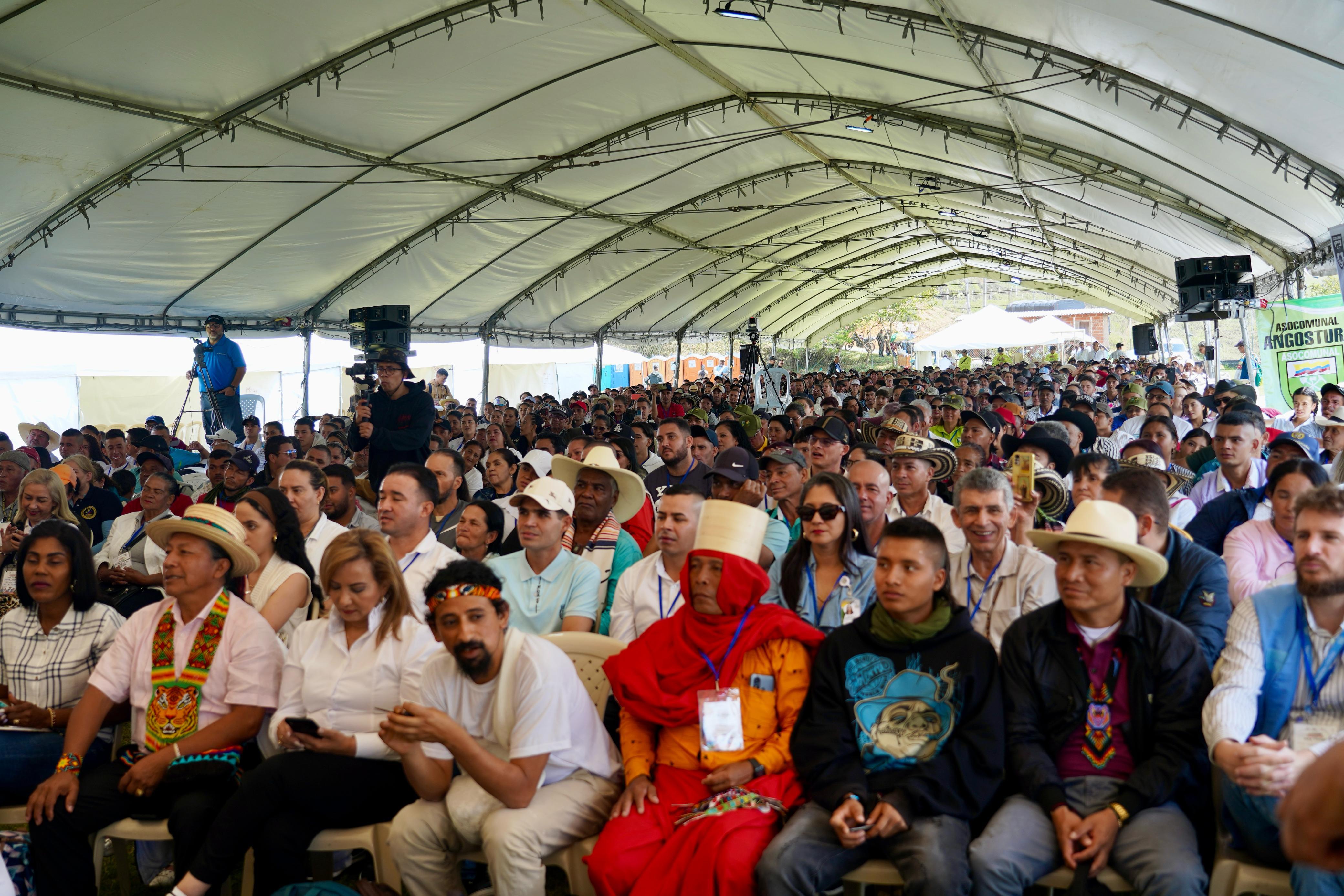 La Agencia de Desarrollo Rural impulsó la primera Cumbre Campesina por la Paz Total en Antioquia