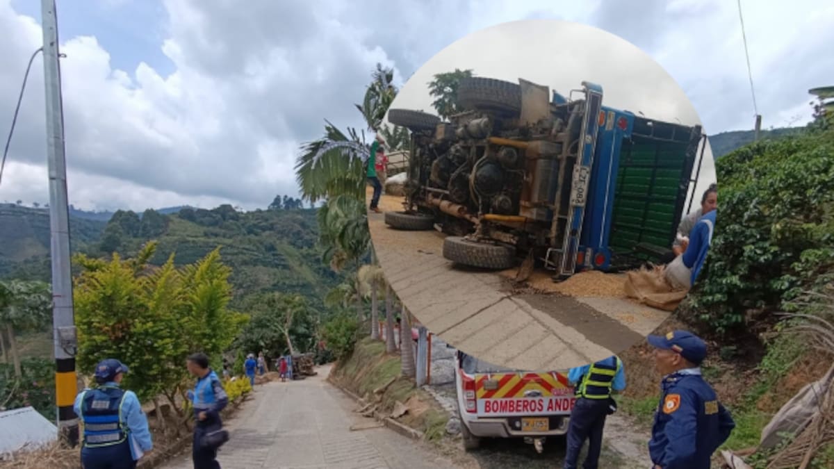 Un hombre murió al volcarse el vehículo de transporte público en el que se movilizaba en Andes