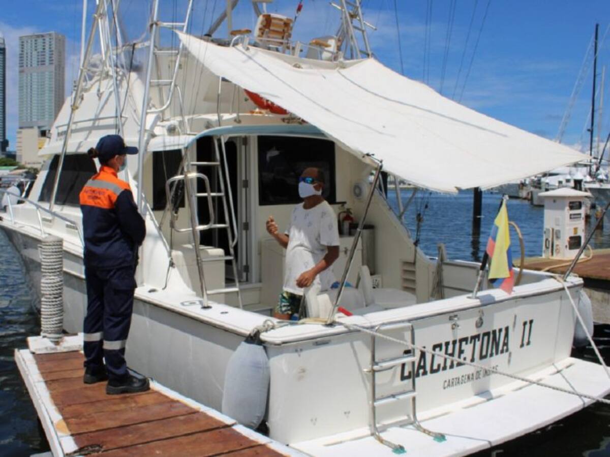 Listo protocolo para recibir yates y veleros extranjeros en Cartagena
