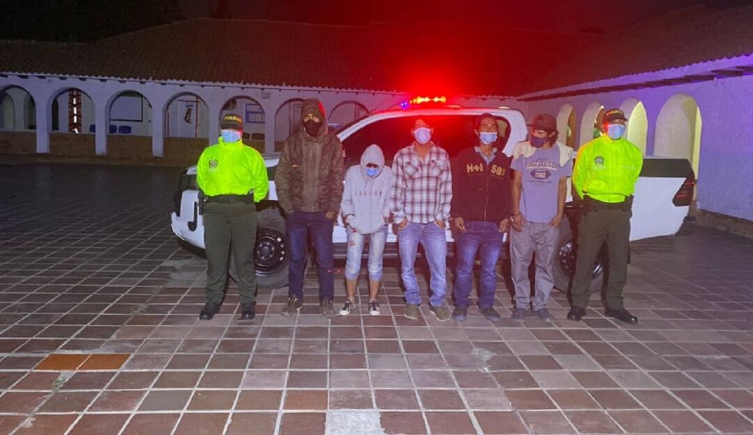 Cinco capturados del Tren de Aragua en Pamplona