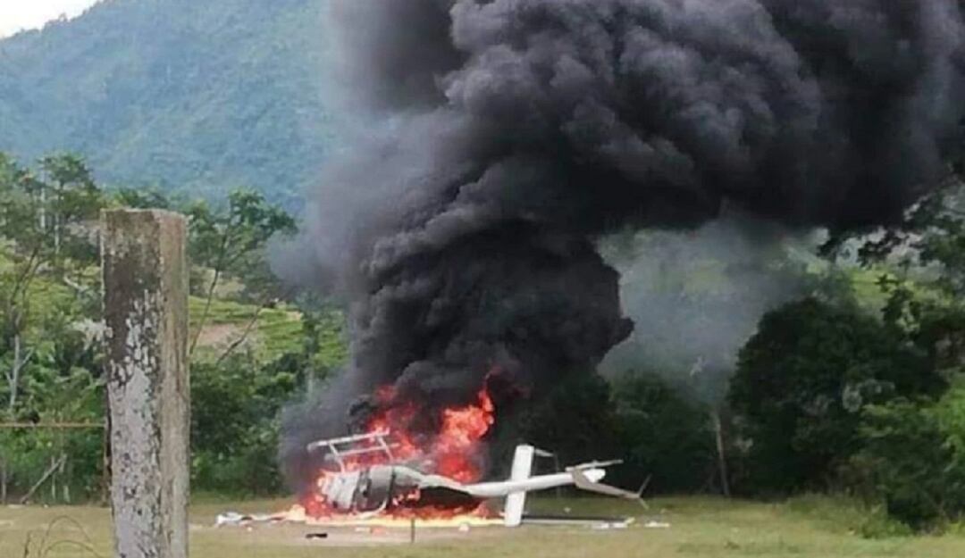 Capturan presunto cabecilla del Eln responsable de ataque a helicóptero