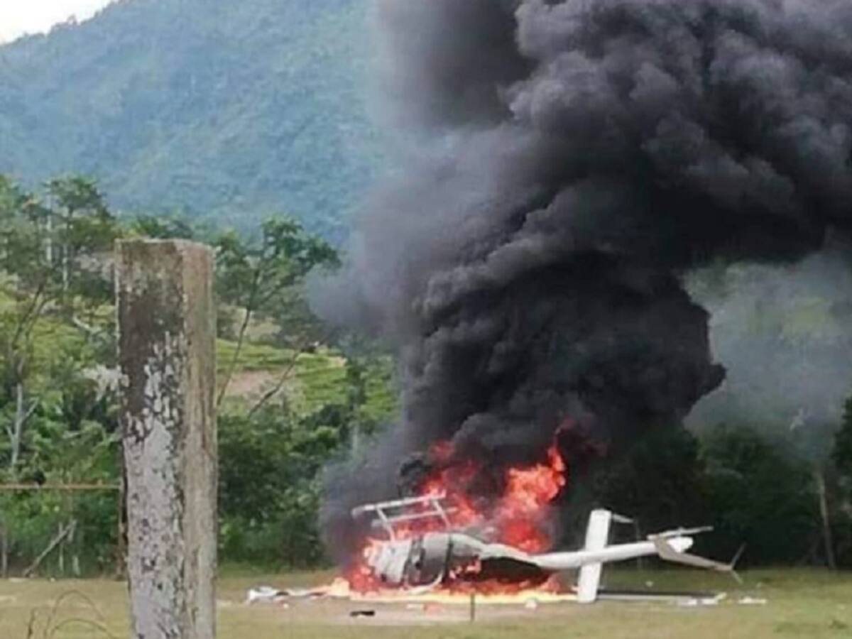 Capturan alias "Pichón" del ELN por robo de helicóptero en el Catatumbo