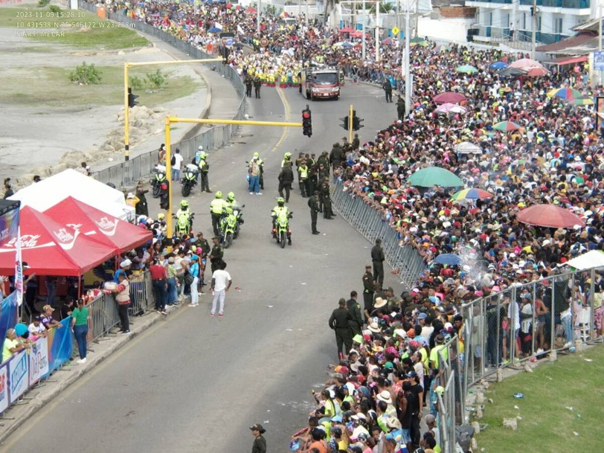 10 personas capturadas durante el Desfile de Independencia de Cartagena