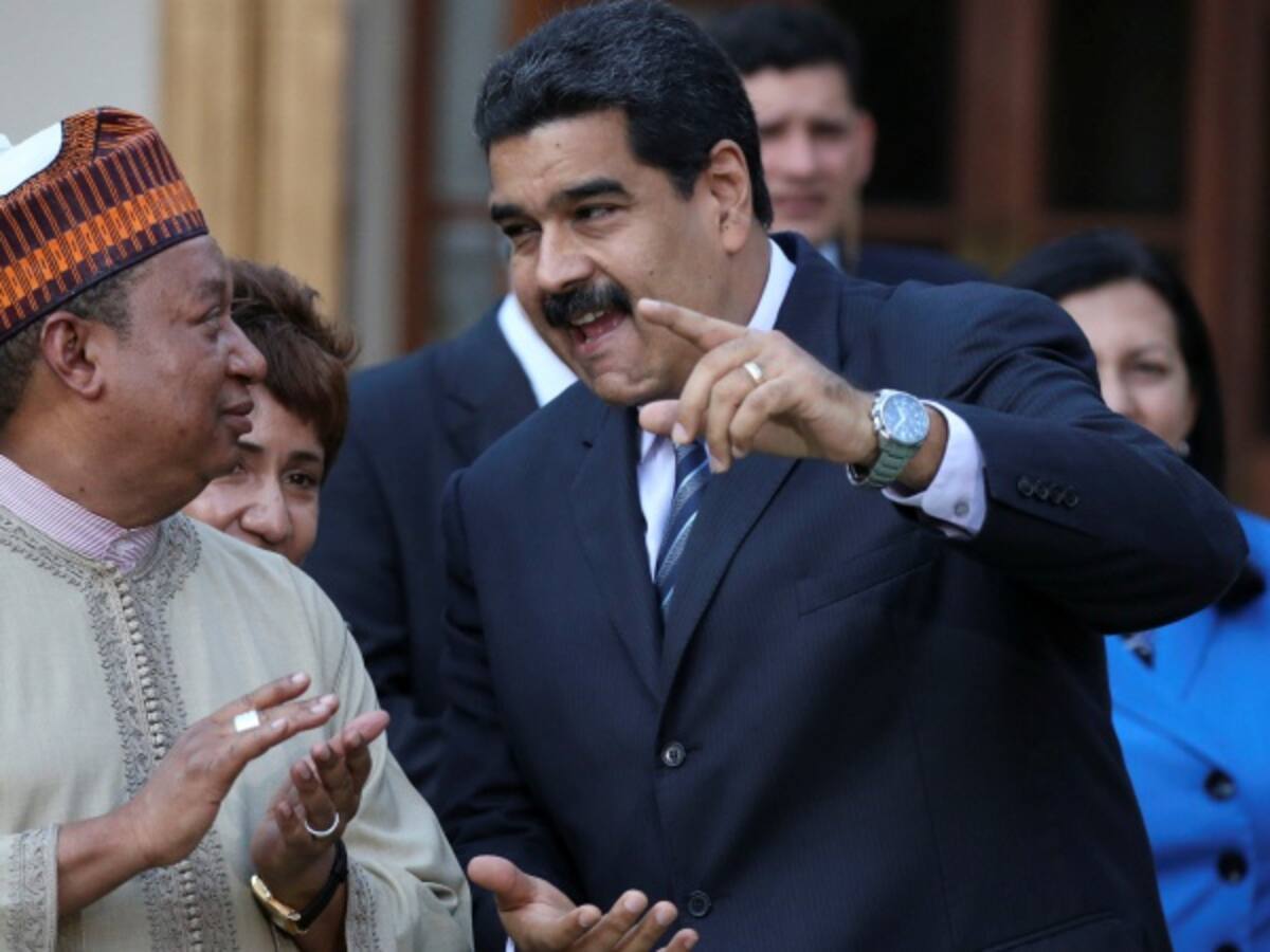 Productores de petróleo están listos para acuerdo "contundente" para reducir bombeo: Maduro