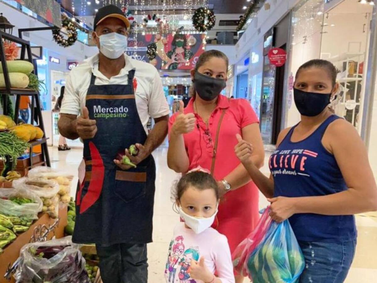 Cuarto Mercado Campesino regional en Cartagena a finales de mayo