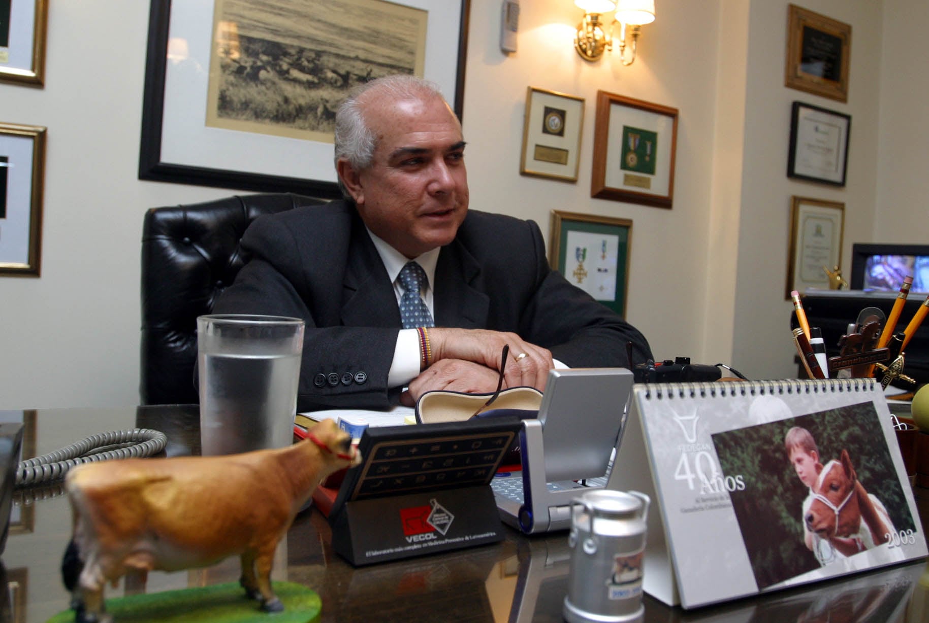 El expresidente de Fedegán, Jorge Visbal Martelo. Foto: Colprensa.
